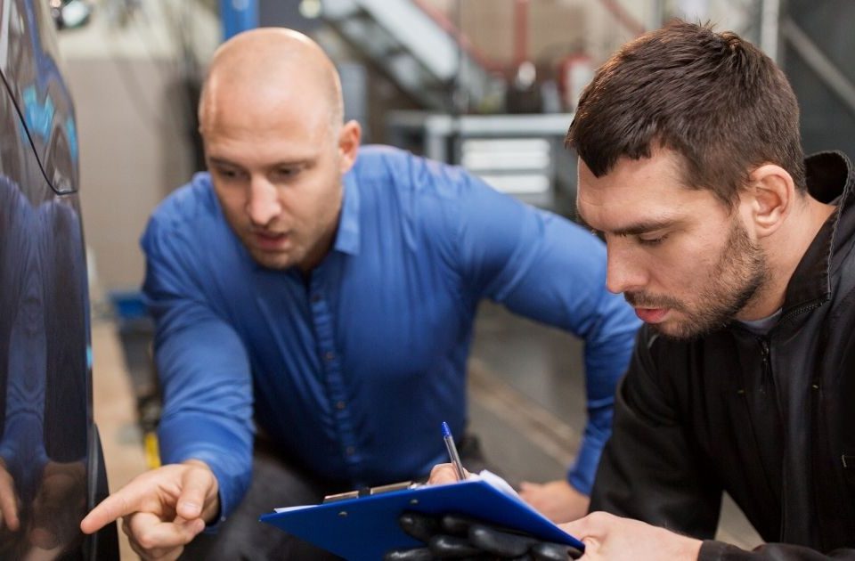 Auto riparata dalla grandine