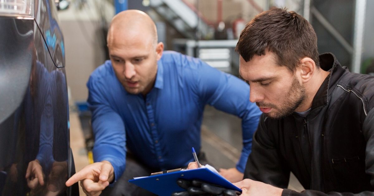 Auto riparata dalla grandine