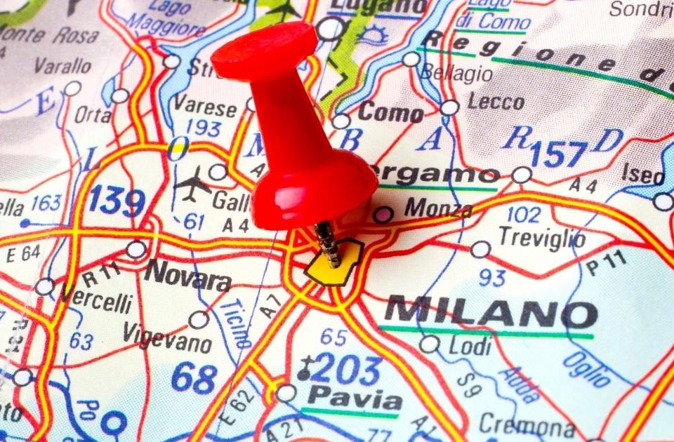 Auto Grandinata a Milano