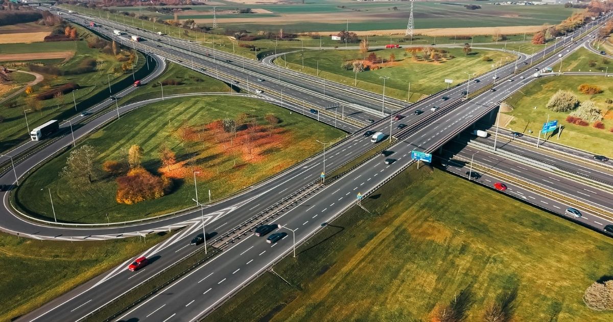 Grandine in autostrada